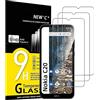 NEW'C 3 Pezzi, Vetro Temperato per Nokia C20, Pellicola Prottetiva, Senza Bolle, Durezza 9H, 0,33mm Ultra Trasparente, Ultra Resistente.