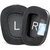 SOULWIT Cuscinetti Auricolari con Gel Raffreddante Ricambio per Logitech G930 G933 G933S G935 G633 G633S G635 G533 G430 G431 G432 G433 G35 Gioco Cuffie, Padiglioni Auricolari per G332 G230 G231 G233