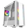 DEEPCOOL Case DeepCool CC360 ARGB Micro-ATX Bianco