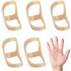 LUTER 5 Pezzi Stecche per Dita, Stecche per Dita Mano Tutore per Supporto per le Dita Tutore Stabilizzatore per Dita Supporto per Stecca per Dita per Pollice Medio o Anulare (Dimensioni 3,4,5, 6,7)