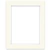 nielsen Conservation Passepartout 1,5 mm, formato esterno 40x50 cm per quadri 30x40 cm, avorio crema bianco liscio
