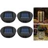 Flintronic Luci Solari di Ricambio con Lampadine a LED, IP65 Impermeabili Luci Solari per Lanterna da Esterno Fai Da Te, Lampada Solare di Ricambio, Luce Solare per Lanterne, Decorazioni del Giardino