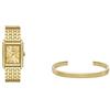 Fossil Orologio Carraway da uomo con bracciale e polsino - movimento a tre lancette, acciaio inossidabile placcato oro