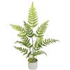 Flair Flower Pianta artificiale in vaso, grande felce artificiale, cespuglio di felce forestale, pianta da interno, pianta verde, pianta in vaso, giungla, decorazione arbusto, albero cespuglio, pianta decorativa,