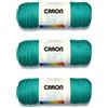 Caron Simply Soft Cool Green - Gomitolo di filato acrilico, 3 confezioni da 170 g, 4 medi (pettinati), 300 m, per lavori a maglia/uncinetto