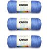 Caron Simply Soft Berry Blue Brites Filati - 3 confezioni da 170 g/6 oz - acrilico - 4 medie (pettinato) - 315 metri - maglia/uncinetto