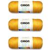 Caron Simply Soft Gold Yarn - Confezione da 3 gomitoli da 170 g, acrilico, 4 medi (pettinati), 300 m, per lavori a maglia/uncinetto