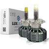 LuxLight Lampadina LED H7 FALCON360 9000LM Lenticolare 12V 6500K Bianco 2PZ Kit Lampada Sostituzione per Alogena Lampade e Xenon Luci,per Auto con Fari Lenticolari