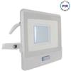 V-TAC FARO LED BIANCO 30W LUCE B.FREDDO CON SENSORE PIR E CHIP SAMSUNG CAVO 1M VT-138S-LED20300