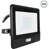 V-TAC FARO LED NERO 30W LUCE B.FREDDO CON SENSORE PIR E CHIP SAMSUNG CAVO 1M VT-138S-LED20288