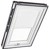 Roto Tenda Oscurante Originale Roto ZRV - Guide di Scorrimento Laterali Bianco - per Finestre da Tetto delle Serie R6/R8, i8 e Classic 64/84 - Dimensioni 054/118 | 05/11 - Colore del Tessuto Bianco