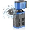 SOUSLOW 8W Filtro Acquario Interno con Flusso 900 L/H per Acqua Pulita, Flusso d'Aria Regolabile, Basso Rumore e Silenzioso