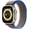 SMARTWATCH Apple Watch Ultra GPS + Cellular 49mm Titanium Case Blue Grey Trail Loop S/M EU