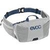 EVOC HIP POUCH 1 borsa, marsupio, marsupio per tour in bicicletta e percorsi (capacità 1 l, AIR PAD SYSTEM per un comfort ottimale, 2 tasche sulla cintura, 2 tasche aggiuntive), grigio pietra