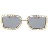 Gucci Occhiali da Sole Gucci con Catena GG1112S 001