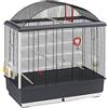 Ferplast Gabbia Voliera per Uccelli PALLADIO 5 Gabbia per Uccelli, Canarini, Bengalini, Cocorite, Inseparabili, in Metallo, Accessori inclusi Posatoi Mangiatoie Girevoli, 71 x 38 x h 78 cm