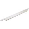 GRIMME Listello Arrecife, larghezza 596 mm, maniglie, manico per fresatura, maniglia per mobili, effetto acciaio inox opaco