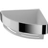 Inda Cestino portaoggetti L.18 H.7 cm angolare estraibile in acciaio inox bianco