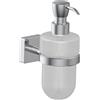 Inda Dispenser sapone a parete Forum Quadra cromo lucido/satinato 250 ml