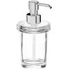 Inda Dispenser sapone Gealuna con contenitore in vetro trasparente 250 ml