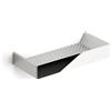 Inda Cestino portaoggetti Indissima Chrome L.21 H.3 cm in acciaio lucido