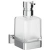 Inda Dispenser sapone a parete Lea cromo lucido/vetro satinato 250 ml