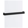 Lineabeta Porta asciugamani per termoarredo Caligo in acciaio nero L.52 cm