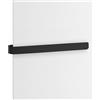 Lineabeta Porta asciugamani per termoarredo Caligo in acciaio nero L.52,9 cm