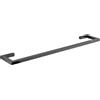 Lineabeta Porta asciugamani Grela in acciaio nickel nero L.60 cm