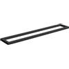 Lineabeta Porta asciugamani/accessori Grela L.60 cm in acciaio nero goffrato