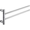 Lineabeta Porta asciugamani snodato doppio Picola in ottone cromato L.37 cm