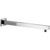 Lineabeta Braccio doccia quadro a parete Supioni 42cm snodo ½ in ottone cromato