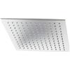 Lineabeta Soffione doccia quadro piatto Supioni 30x30cm in acciaio lucido