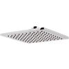 Lineabeta Soffione doccia quadro 20x20cm spessorato7mm Supioni in acciaio lucido