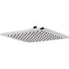 Lineabeta Soffione doccia quadro 30x30cm spessorato 7mm Supioni acciaio lucido