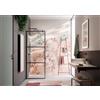 Lineabeta Parete doccia Walk-in 3 pannelli Toki nero opaco/trasparente L.80 cm