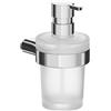 Inda Dispenser sapone a parete Mito cromo lucido/vetro satinato 250 ml