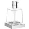 Inda Dispenser sapone a parete Divo cromo lucido/trasparente 250 ml