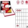 MARKIN Etichetta adesiva C/522 bianca 100fg A4 35x59mm (30et/fg) Markin