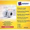 AVERY Etichette permanenti per prezzatrici 1 linea Avery 12x26 mm bianco - Conf. 10 rotoli da 1500 etichette - PLP1226