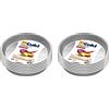Cuki Vaschette Alluminio - Ultra Forza - 12 Porzioni - Tonde [Ts10G] - 6 Confezioni Da 2 Pezzi - 280 g