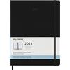 Moleskine Agenda Mensile 2023, Agenda 12-Mesi, Agenda Mensile con Copertina Morbida, Formato XL 19 x 25 cm, Colore Nero