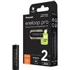 Eneloop Panasonic eneloop pro, AAA/Micro, Batterie ricaricabili, confezione da 2