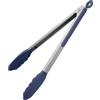 U-Taste Pinza da Cucina Silicone Resistente a 315°C, 30cm, Blu Mezzanotte | Punte in Gomma Antiaderente ben Sigillate e Manico in Acciaio Rivestito in Silicone e Bloccaggio Liscio