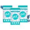 PUR Gum, Gomma Da Masticare Senza Zucchero, Con Xilitolo, Vegana, Senza Aspartame e Senza Glutine, Gomma Naturale Al Sapore Di Wintergreen, 55 Pezzi, Confezione da 3
