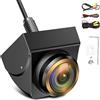 Aissom 720P Retrocamera Auto, 170° Grandangolo Telecamera Retromarcia, AHD/CVBS 360° Regolabile Telecamera per Auto Universale IP68 Impermeabile Visione Notturna per Auto, SUV, Camper, roulotte, Furgone