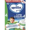 Mellin 4 Latte di Crescita in Polvere - 3 Confezioni da 1,2kg
