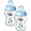 Tommee Tippee 2 Biberon Decor Flusso Veloce 0m+ 260ml