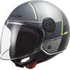 LS2 CASCO JET LS2 OF558 SPHERE LUX FIRM MATT BLACK TITANIUM | LS2
