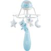 Chicco Baby Giostrina Musicale Arcobaleno Azzurra Gioco per Bambini 0m+, 1 pezzo